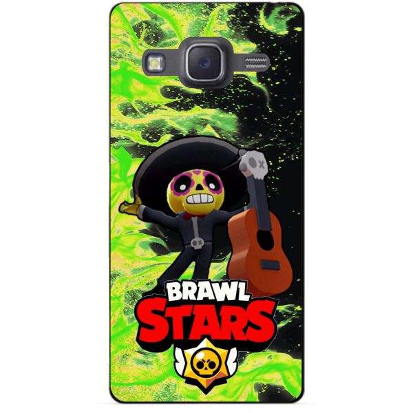 

Силиконовый бампер чехол Candy для Samsung J5 2015 Galaxy J500 с Героем Brawl Stars Поко