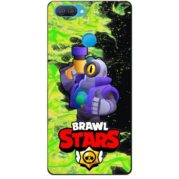 

Силиконовый чехол бампер Candy для Oppo A12 с Героем Brawl Stars Рико