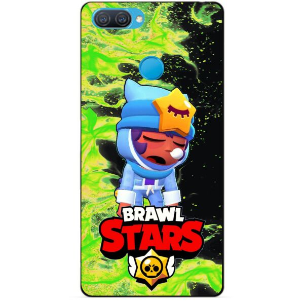 

Силиконовый чехол бампер Candy для Oppo A12 с Героем Brawl Stars Сонный Сэнди