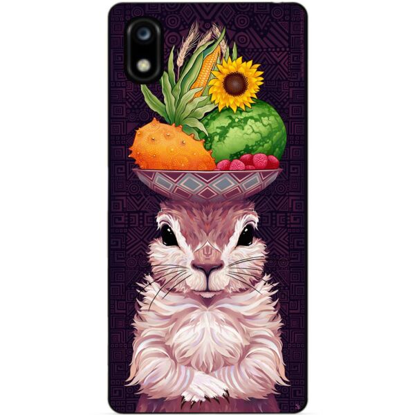 

Чехол силиконовый Candy для ZTE Blade A7 2019 с рисунком Заяц