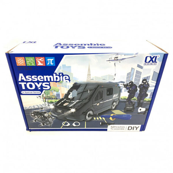 

Конструктор CAN XIN LONG TOYS с инструментами Полиция на бат., Свет, звук CXL200-56A (2002006373995)