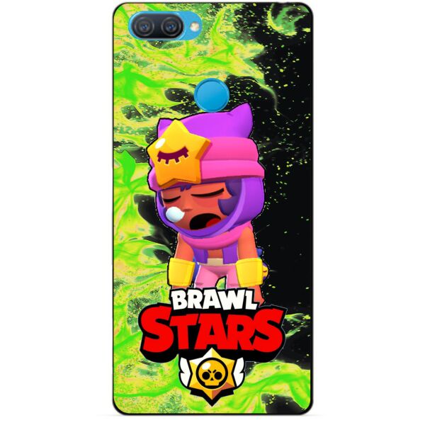 

Силиконовый чехол бампер Candy для Oppo A12 с Героем Brawl Stars Сэнди