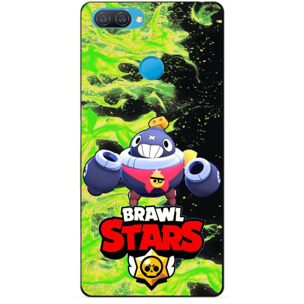 

Силиконовый чехол бампер Candy для Oppo A12 с Героем Brawl Stars Тик
