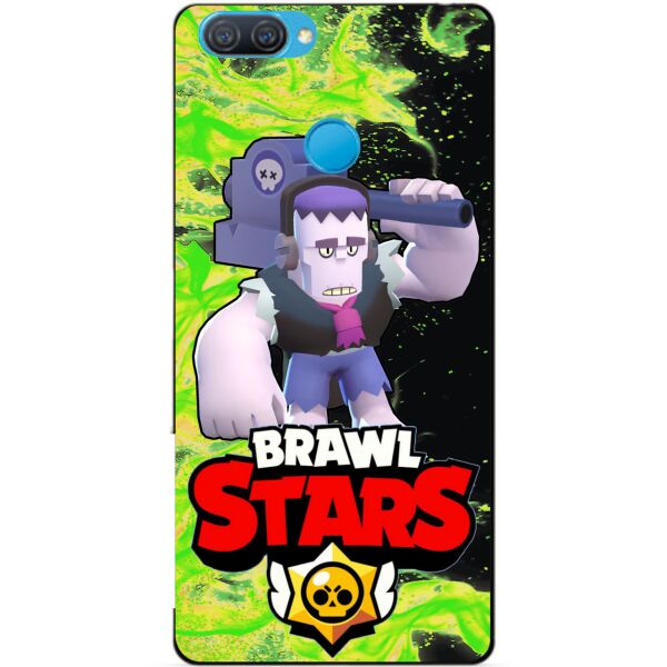

Силиконовый чехол бампер Candy для Oppo A12 с Героем Brawl Stars Фрэнк