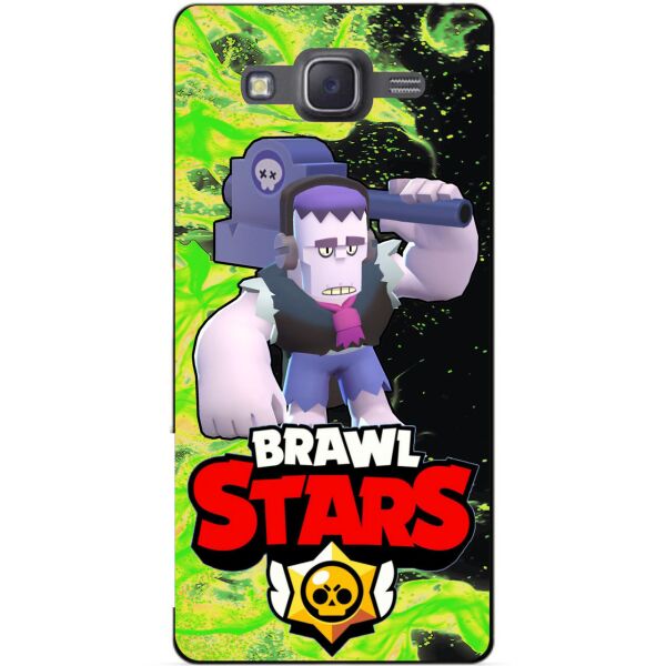 

Силиконовый бампер чехол Candy для Samsung J5 2015 Galaxy J500 с Героем Brawl Stars Фрэнк