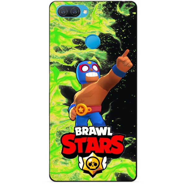 

Силиконовый чехол бампер Candy для Oppo A12 с Героем Brawl Stars Эль Примо