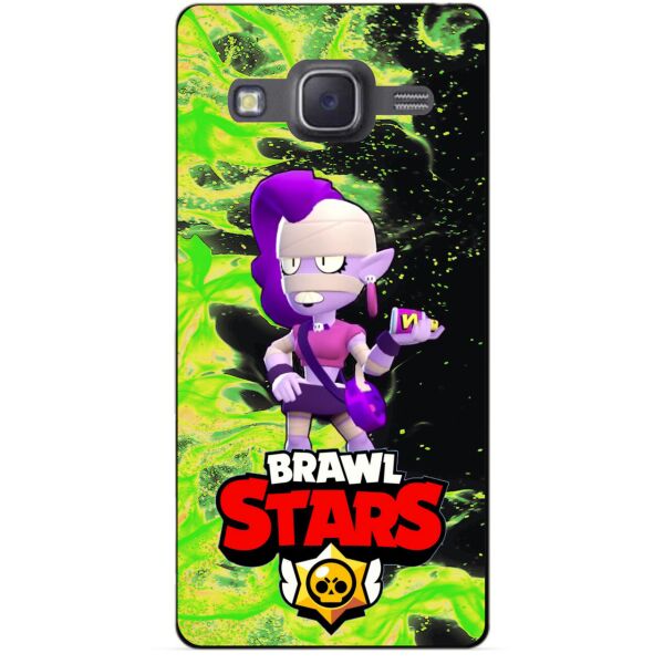 

Силиконовый бампер чехол Candy для Samsung J5 2015 Galaxy J500 с Героем Brawl Stars Эмз