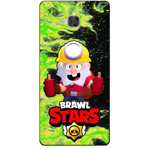 

Силиконовый бампер чехол Candy для Huawei Y6 Pro с Героем Бравл Старс Динамайк