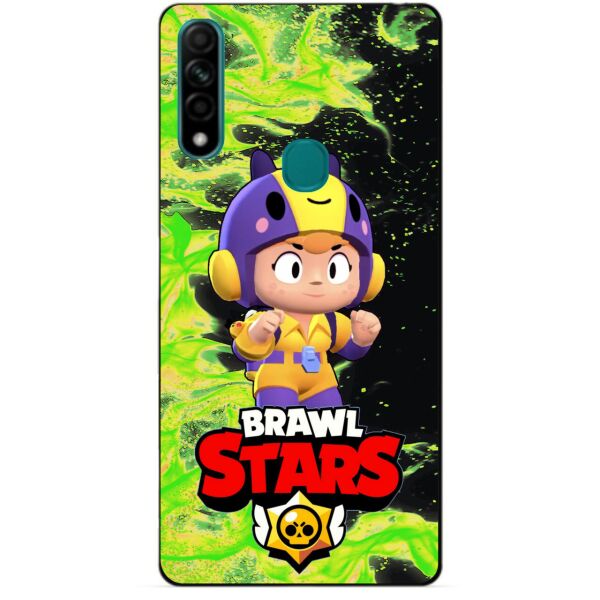 

Силиконовый чехол бампер Candy для Oppo A31 с Героем Brawl Stars Беа
