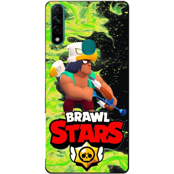 

Силиконовый чехол бампер Candy для Oppo A31 с Героем Brawl Stars Бо