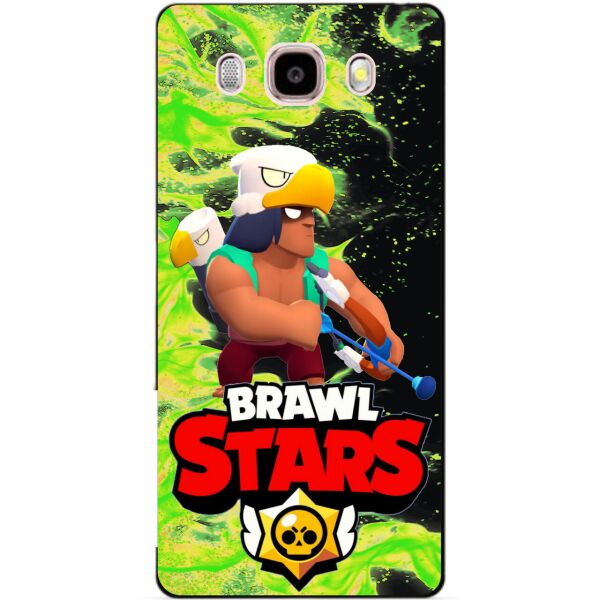 

Силиконовый бампер чехол Candy для Samsung J5 2016 Galaxy J510 с Героем Brawl Stars Бо