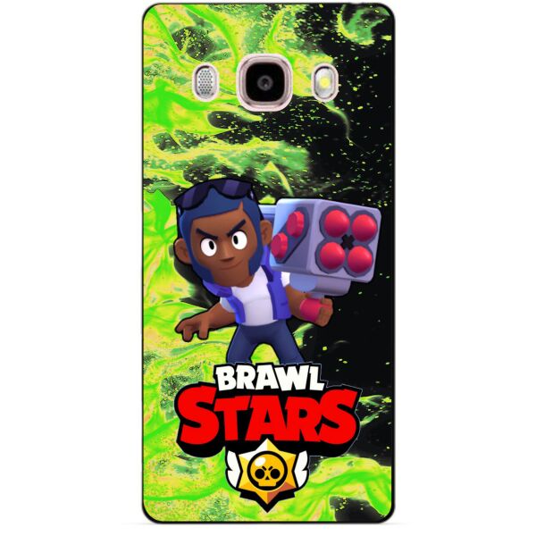 

Силиконовый бампер чехол Candy для Samsung J5 2016 Galaxy J510 с Героем Brawl Stars Брок