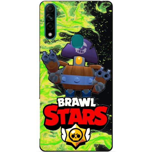 

Силиконовый чехол бампер Candy для Oppo A31 с Героем Brawl Stars Деррил