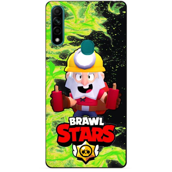 

Силиконовый чехол бампер Candy для Oppo A31 с Героем Brawl Stars Динамайк