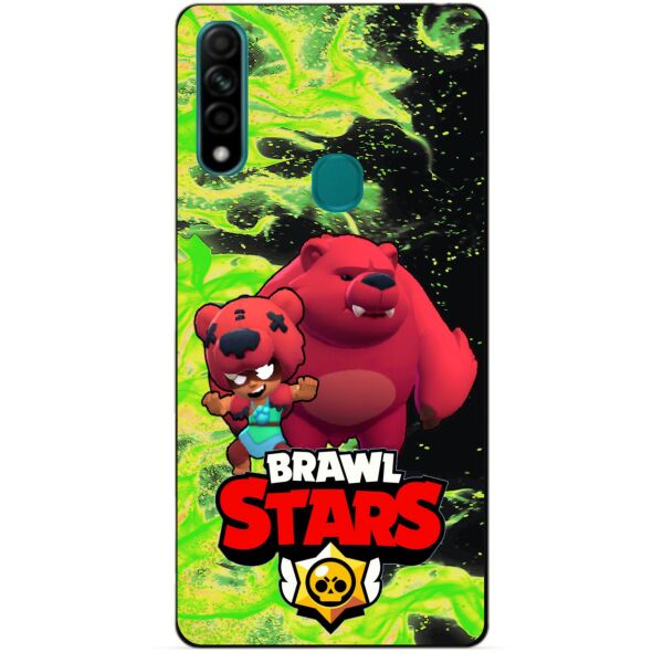 

Силиконовый чехол бампер Candy для Oppo A31 с Героем Brawl Stars Нита Мишка