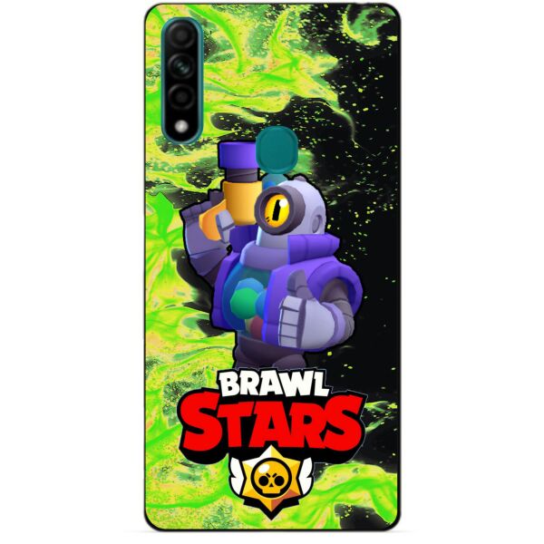 

Силиконовый чехол бампер Candy для Oppo A31 с Героем Brawl Stars Рико