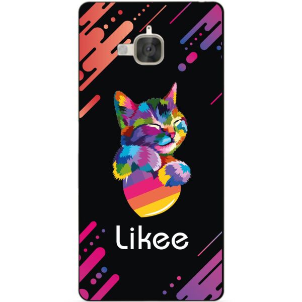 

Силиконовый бампер чехол Candy для Huawei Y6 Pro с рисунком Likee