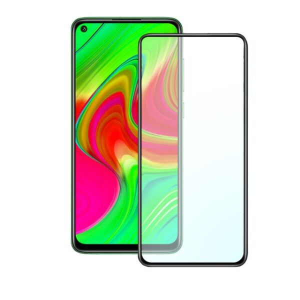 

Защитное стекло Full Glue Candy для Xiaomi Redmi Note 9 с черной рамкой 5D