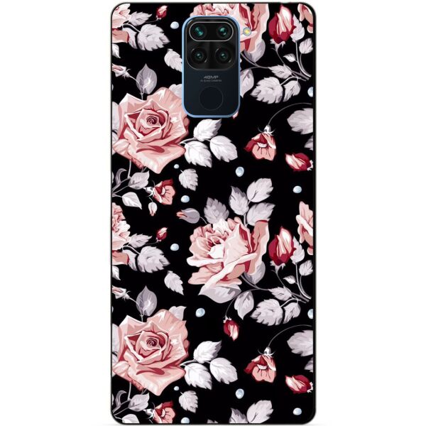 

Силиконовый бампер чехол Candy для Xiaomi Redmi Note 9 с рисунком Розы