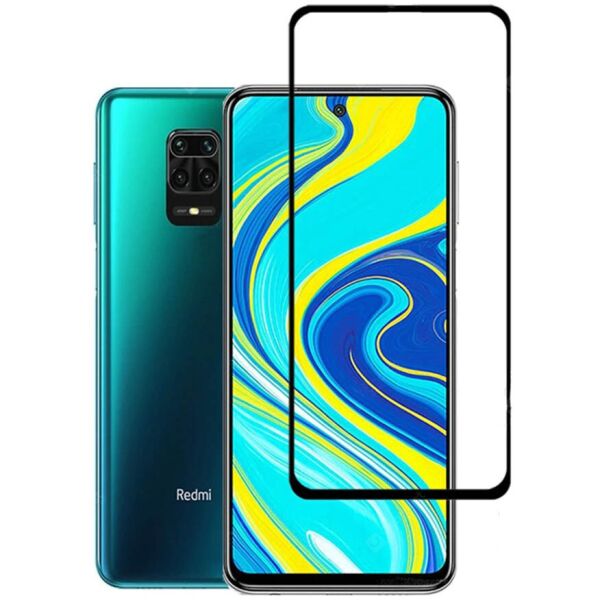

Защитное стекло Full Glue Candy для Xiaomi Redmi Note 9s / Note 9 Pro с черной рамкой 5D