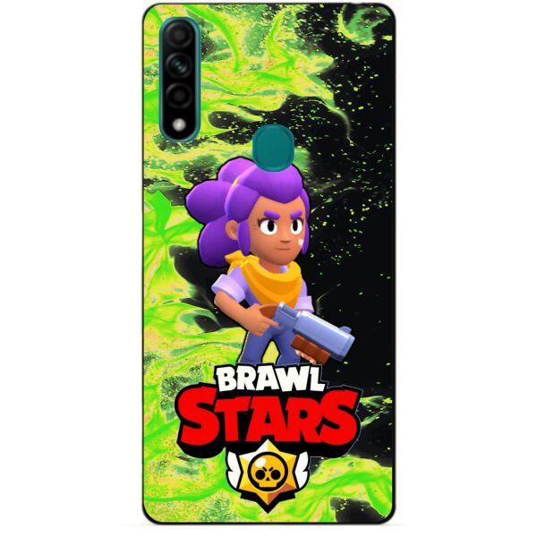 

Силиконовый чехол бампер Candy для Oppo A31 с Героем Brawl Stars Шелли