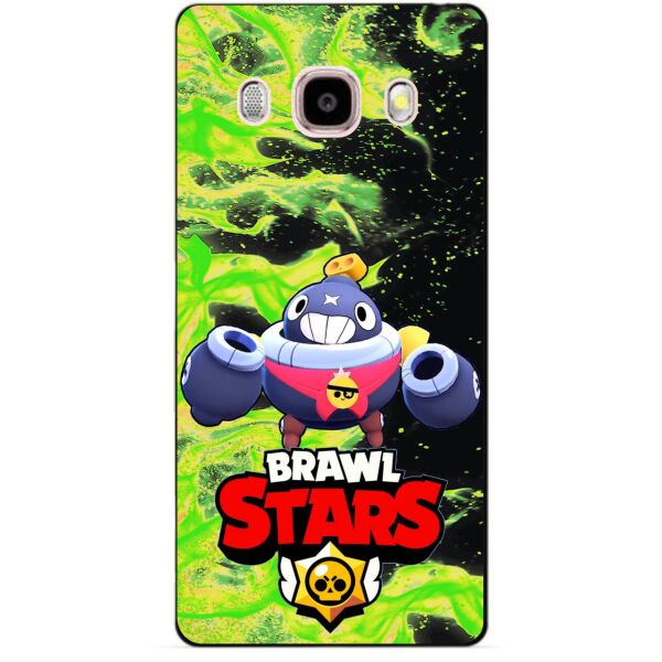 

Силиконовый бампер чехол Candy для Samsung J5 2016 Galaxy J510 с Героем Brawl Stars Тик
