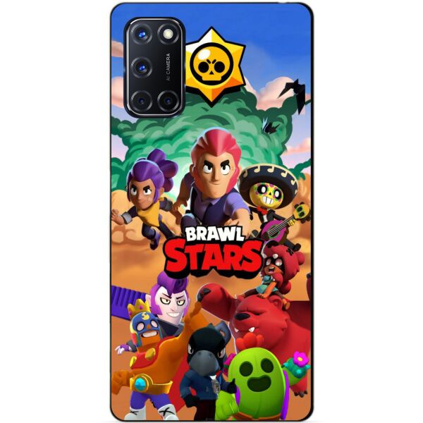 

Силиконовый чехол бампер Candy для Oppo A52 Brawl Stars