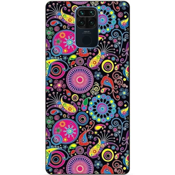 

Силиконовый бампер чехол Candy для Xiaomi Redmi Note 9 с рисунком Узоры
