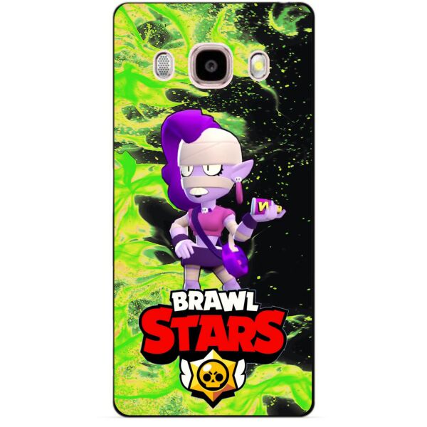 

Силиконовый бампер чехол Candy для Samsung J5 2016 Galaxy J510 с Героем Brawl Stars Эмз