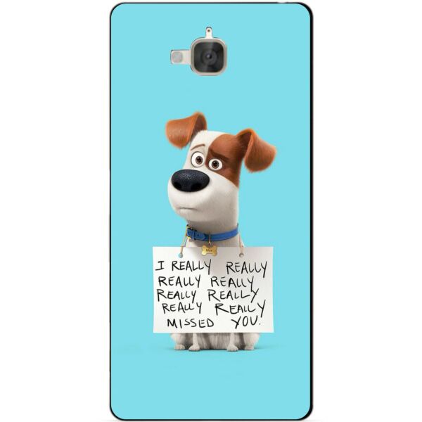 

Силиконовый бампер чехол Candy для Huawei Y6 Pro с рисунком Пес Макс