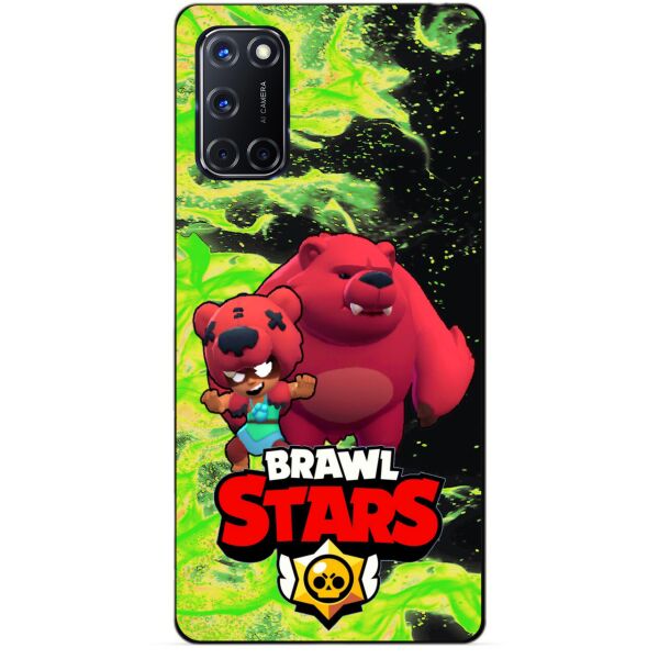 

Силиконовый чехол бампер Candy для Oppo A52 с Героем Brawl Stars Нита Мишка