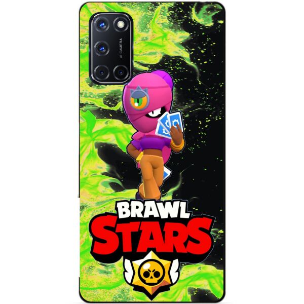 

Силиконовый чехол бампер Candy для Oppo A52 с Героем Brawl Stars Тара