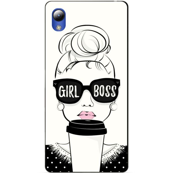 

Чехол силиконовый Candy для ZTE Blade L8 с рисунком Girl Boss
