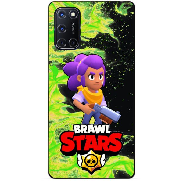 

Силиконовый чехол бампер Candy для Oppo A52 с Героем Brawl Stars Шелли