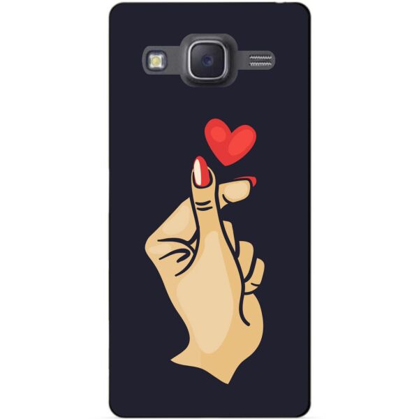 

Cиликоновый чехол бампер с рисунком Candy для Samsung Galaxy J5 J500 Знак любви