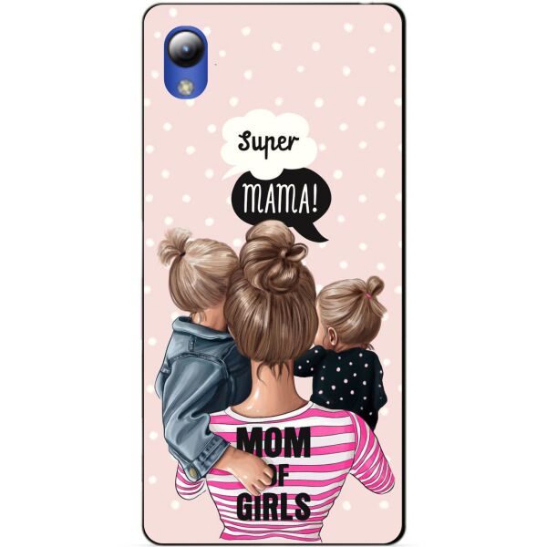 

Чехол силиконовый Candy для ZTE Blade L8 с рисунком Mom of Girls