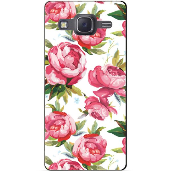 

Cиликоновый чехол бампер с рисунком Candy для Samsung Galaxy J5 J500 Пионы