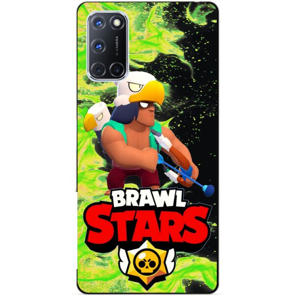 

Силиконовый чехол бампер Candy для Oppo A72 с Героем Brawl Stars Бо