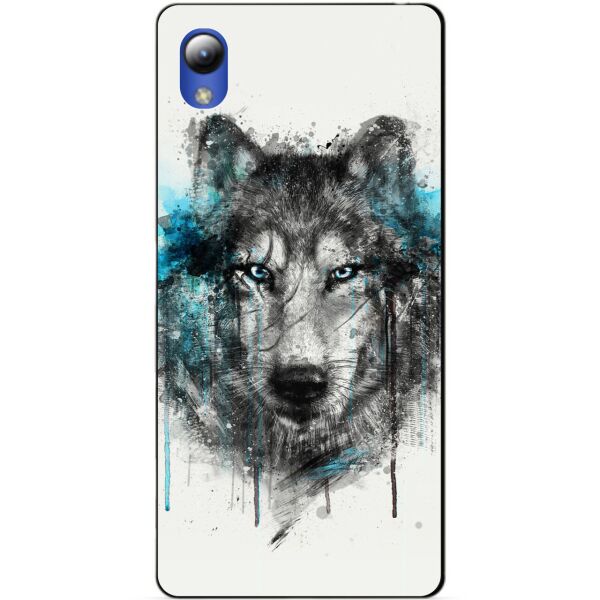 

Чехол силиконовый Candy для ZTE Blade L8 с рисунком Волк