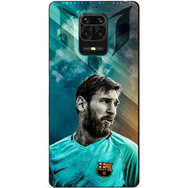 

Силиконовый бампер чехол Candy для Xiaomi Redmi Note 9s/Note 9 Pro с рисунком Messi