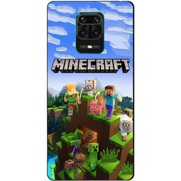 

Силиконовый бампер чехол Candy для Xiaomi Redmi Note 9s/Note 9 Pro с рисунком Minecraft