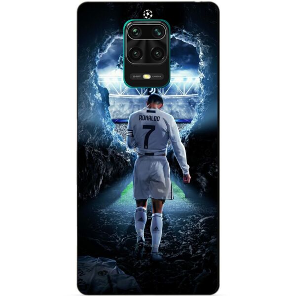 

Силиконовый бампер чехол Candy для Xiaomi Redmi Note 9s/Note 9 Pro с рисунком Ronaldo