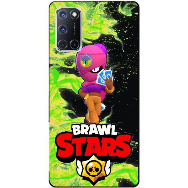 

Силиконовый чехол бампер Candy для Oppo A72 с Героем Brawl Stars Тара