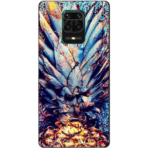 

Силиконовый бампер чехол Candy для Xiaomi Redmi Note 9s/Note 9 Pro с рисунком Ананас