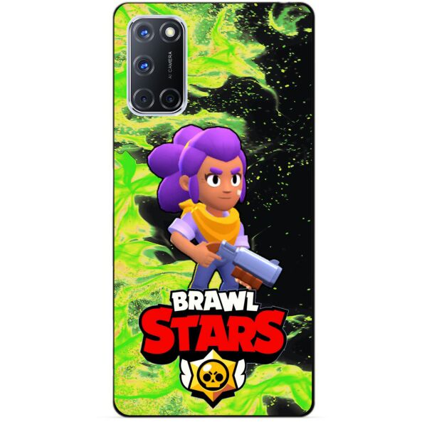 

Силиконовый чехол бампер Candy для Oppo A72 с Героем Brawl Stars Шелли