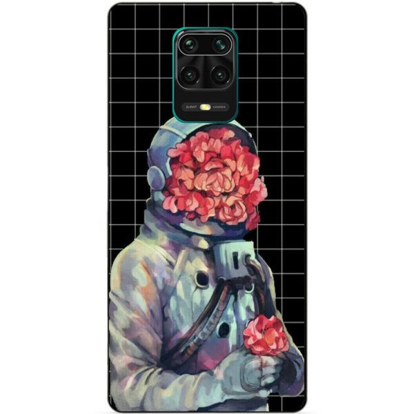 

Силиконовый бампер чехол Candy для Xiaomi Redmi Note 9s/Note 9 Pro с рисунком Букет цветов