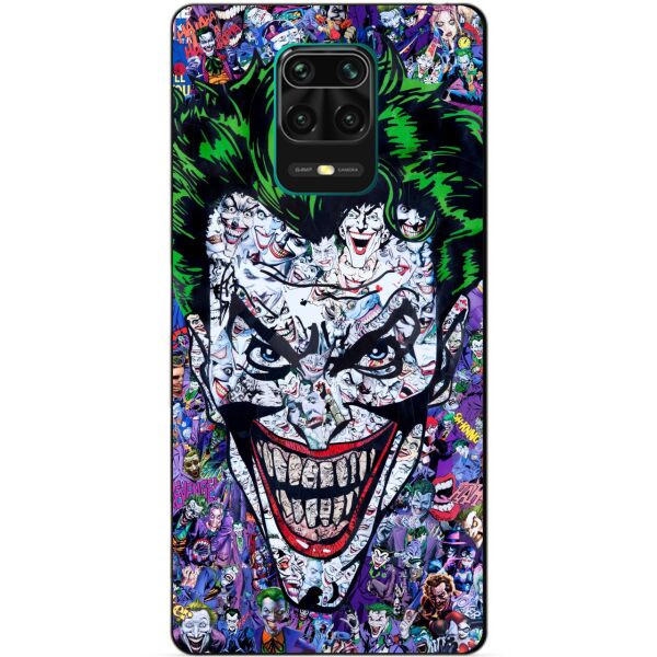 

Силиконовый бампер чехол Candy для Xiaomi Redmi Note 9s/Note 9 Pro с рисунком Джокер