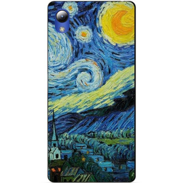 

Чехол силиконовый Candy для ZTE Blade L8 с рисунком Лунная ночь