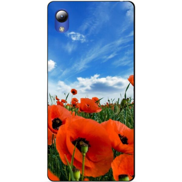 

Чехол силиконовый Candy для ZTE Blade L8 с рисунком Маки
