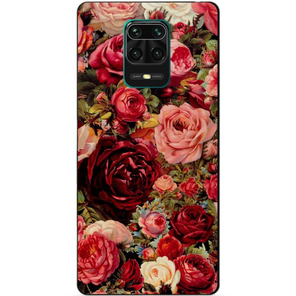 

Силиконовый бампер чехол Candy для Xiaomi Redmi Note 9s/Note 9 Pro с рисунком Красные Розы